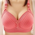 thumbnail image 1 of Honeeladyy Woman's Solid Color Fashion Bowknot Comfortable Hollow Out Bra Underwear No Rims bras for women sexy, 1 of 9