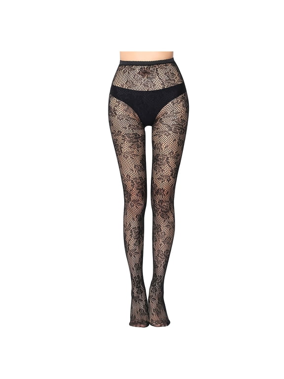 Women Pants Attractive Mesh Perspective Leggings Plus Size Fishnet Netting Stockings