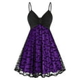 thumbnail image 1 of Honeeladyy Women's Plue Size Gothic Dress Bat Belt Dress Halloween Party Dress Vintage Dress Festival Dress Women's simple dresses, 1 of 3