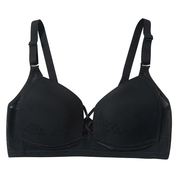 Honeeladyy Women's Plus Size Underwear T-Shirt Bra Gathering A Seamless Bra With Detachable Shoulder Straps For Daily Use Birthday Gifts for Girlfriend #Rd-S