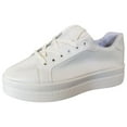thumbnail image 1 of Honeeladyy Women's Slip On Shoes Comfort Fashion Comfortable For Walking Sneakers Lace Up Shoes Beige Clearance under 5$, 1 of 1