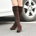thumbnail image 1 of Honeeladyy Women's Thigh High Boots Over The Knee Heels Long Pointed Toe Boots #F, 1 of 7