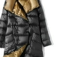 thumbnail image 1 of Honeeladyy Women's Thin and Thin Mid-Length Knee-length Down Jacket, 1 of 3