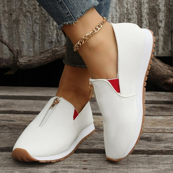 Honeeladyy Women's summer home shoes Women's Slip On Shoes Slip-On Comfort Fashion Comfortable For Walking Sneakers Slip On Shoes