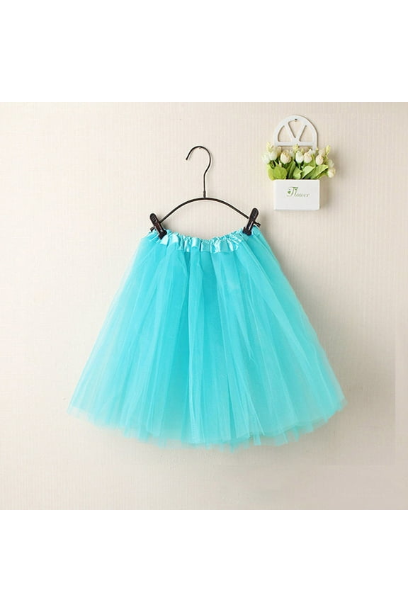 Womens Classic Tutu Skirt,Tulle Layered Skirt Elastic Waiste Dance Skirt Party Running Tutu for Adult