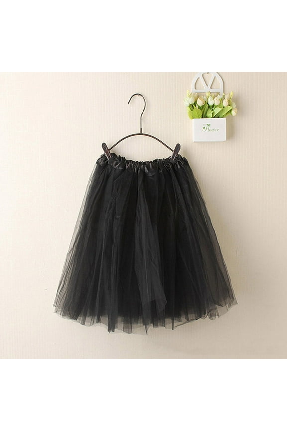 Womens Classic Tutu Skirt,Tulle Layered Skirt Elastic Waiste Dance Skirt Party Running Tutu for Adult