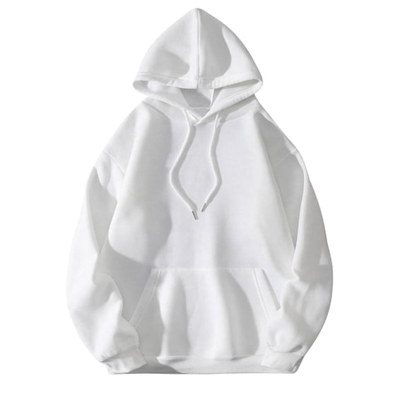 Honeeladyy Womens Oversized Sweatshirts ,Women Fashion Printed Blouse Long Sleeve Tops Sweatshirt Casual Hoodied #Pb-White-L