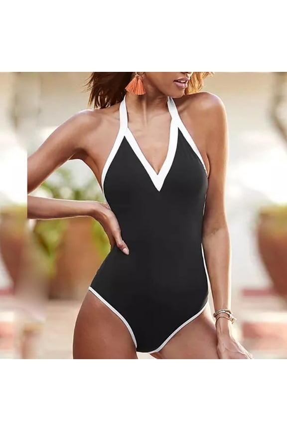 Womens Padded Bikini Swimming Costume Solid Swimsuit Monokini Swimwear Swimsuit Girls