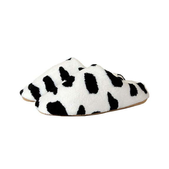 Honeeladyy Womens Plush Warm Slippers,Cartoon Home Shoes,Autumn And Winter Indoor Cotton Slipper Black Discount