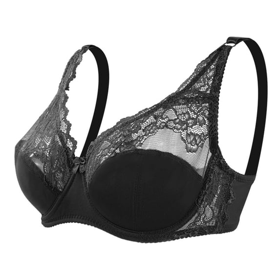 Honeeladyy Womens Solid Lace Lingerie Bras Plus Size Underwear Bralette Bras Comfortable Bra bras for women sexy