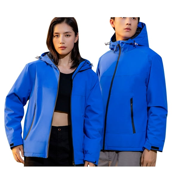 Honeeladyy Womens Winter Warm Outdoor Leisure Charge Coat Men's And Women's Windproof And Rainproof Mountaineering Suit Group Purchase Work Suit