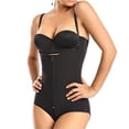 thumbnail image 1 of Honeeladyy sexy shapewear for women crotchless Women's big Burning Body Shaper Bodysuit Zipper Open Chest Bodysuit, 1 of 9