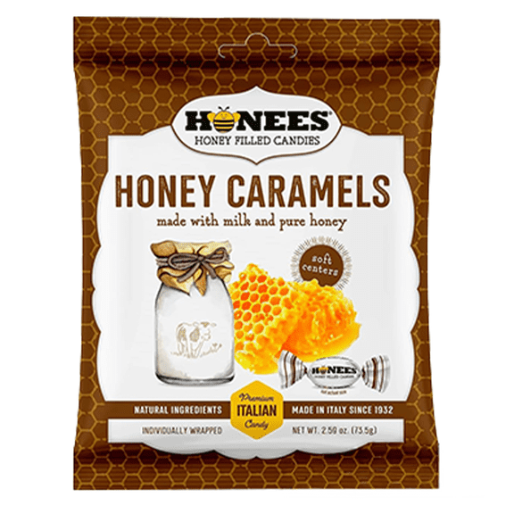 Honees Honey Caramels Bag 2.59oz