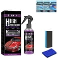 Honeesty Car Crystal Coating Spray, 3 in 1 High Protection Car Crystal