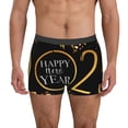 thumbnail image 1 of Honeii 2025 New Year New Print Mens Boxer Briefs Breathable,Boxer Brief for Men, Moisture-Wicking Underwear-X-Large, 1 of 5