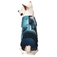 thumbnail image 1 of Honeii 3D Realistic Shark Print Small Dog Hoodies Pet Hooded Sweatshirts Fall Winter Puppy Cat Sweaters Warm Clothes for Small Dogs Outfits Costume-Large, 1 of 7