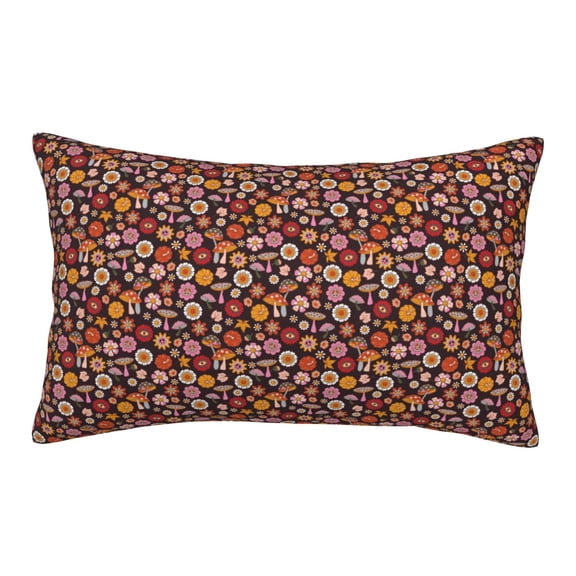 Honeii 70s Groovy Hippie Retro Decorative Throw Pillow Case - Elevate Your Couch, Sofa, or Bed with Stylish Home Decor, Perfect Gift Idea-20"x30"