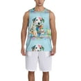 thumbnail image 1 of Honeii A Funny Little Dalmatian Puppy print basktball shirt for men and women, Unisex basketball jersey for Theme party-4X-Large, 1 of 6
