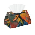thumbnail image 1 of Honeii Abstract Funny Duck for Tissue Box Cover/Holder - Covers Rectangular Shaped Boxes with a Contemporary Finish - Designed with Modern PVC Leather, 1 of 7