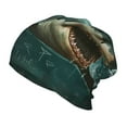 thumbnail image 1 of Honeii Abstract Geometric Shark Print Kids Knit Beanie Watch Hat ,Knit Cap for Boys and Girls, 1 of 7