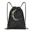 thumbnail image 1 of Honeii Abstract Starry Sky Moon Print Drawstring Backpack,Drawstring Bags String Backpack Gym Cinch Sack Backpack Sport Bag Draw-Medium, 1 of 6