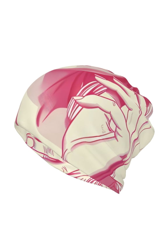 Ace Of Diamonds Lady Print Winter Beanie Daily Hat - Thermal Polar Fleece Ski Running Hat Skull Cap for Men and Women,Beanie