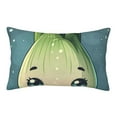 thumbnail image 1 of Honeii Adorable Kawaii Fennel Character Pattern Decorative Throw Pillow Case - Elevate Your Couch, Sofa, or Bed with Stylish Home Decor-16"x24", 1 of 6