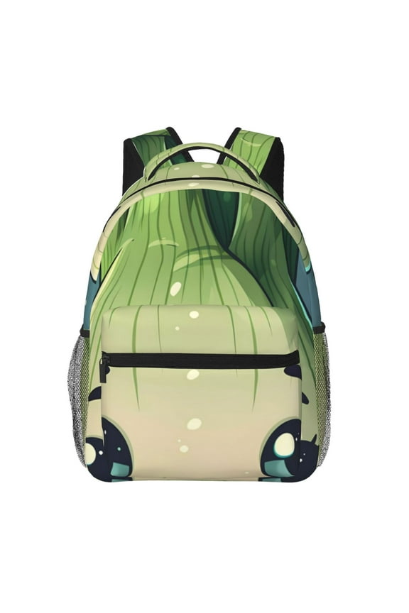 Adorable Kawaii Fennel Character Print Backpack for Both Men and Women, Basic Bookbag for College, Work, or Travel,Rucksack Computer Bag-One Size