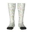 thumbnail image 1 of Honeii Aerial Flora Print Long Socks,Novelty Design Socks Gift for Men and Women,Crew Socks,Calf Socks, 1 of 6