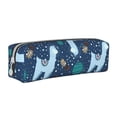 thumbnail image 1 of Honeii Alpaca Astronaut in Space Pattern Pencil Case, Pencil Pouch, Pencil Case Small, Pencil Pouch Aesthetic, PVC Pencil Pouch, Pencil Bag, Makeup Pouch, 1 of 7