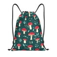 thumbnail image 1 of Honeii Amanita Mushroom Print Drawstring Backpack,Drawstring Bags String Backpack Gym Cinch Sack Backpack Sport Bag Draw-Small, 1 of 6