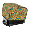 thumbnail image 1 of Honeii America Symbols Print 4 slice Toaster Cover, Two Slice Toaster Dust-proof Cover For Kitchen Small Appliance and Fingerprint Protection, 1 of 7