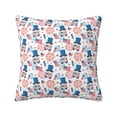 thumbnail image 1 of Honeii American Gnomes Print Throw Pillow, Square Decorative Pillow Forms Soft Fluffy Plump Pillow Decorative Pillow Inserts,Couch Pillows-24"x24", 1 of 7