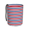 thumbnail image 1 of Honeii American Patriotic Stars And Stripes Print Waterproof Car Trash Can,Waterproof Portable Collapsible Trash Can,Garbage Container fits Most Cars,SUVs,and Trucks, 1 of 7