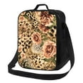 thumbnail image 1 of Honeii Animal Leopard Print Insulated Lunch Bag, Reusable Lunch Box for Adult, Leakproof Cooler Bag for Work Office Travel Picnic, 1 of 7