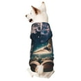 thumbnail image 1 of Honeii Artistic Starry Sky Moon Book Print Small Dog Hoodies Pet Hooded Sweatshirts Fall Winter Puppy Cat Sweaters Warm Clothes for Small Dogs Outfits Costume-Medium, 1 of 7