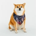 thumbnail image 1 of Honeii Astronaut In Cosmic Garden Print Pet Scarf Dog Bandanas for Dogs Triangle Dog Scarfs,Bandana Pet Cute Scarf Bibs for Small Medium Dogs and Cat-Large, 1 of 5