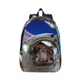 thumbnail image 1 of Honeii Astronaut in Outer Space Print Canvas College Laptop Backpack, Durable Rucksack Travel Notebook Bag School Backpack Book Bag for Men Women-Small, 1 of 7