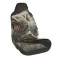 thumbnail image 1 of Honeii Astronaut Polar Bear Roar Print Car Seat Cover,Car Interior Covers,Universal Fit Seat Protector, Compatible with Most Cars, SUVs, Trucks, and Vans, 1 of 5