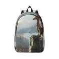 thumbnail image 1 of Honeii Autumn Dragon Mountain View Print Canvas College Laptop Backpack, Durable Rucksack Travel Notebook Bag School Backpack Book Bag for Men Women-Medium, 1 of 7