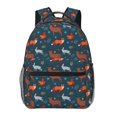 thumbnail image 1 of Honeii Autumn Forest Animals Cute Print Backpack for Both Men and Women, Basic Bookbag for College, Work, or Travel,Rucksack Computer Bag-One Size, 1 of 5