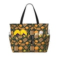 thumbnail image 1 of Honeii Autumn Harvest Pumpkin Basket for Tote Bag with Adjustable Strap,Beach Bag, Waterproof Sandproof Beach Tote Bag, Large Capacity Foldable Beach Bags, 1 of 7