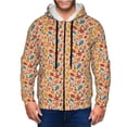 thumbnail image 1 of Honeii Autumn Leaves 3 Print Hoodies for Men, Pullover & Full Zip, Breathable Zip up Hoodie, Sweatshirt-XX-Large, 1 of 5