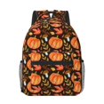 thumbnail image 1 of Honeii Autumn Pumpkin Print Backpack for School,15.6 inch Laptop Back Pack for High School and College Students, Waterproof Computer Bookbag-One Size, 1 of 6