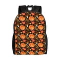 thumbnail image 1 of Honeii Autumn Pumpkin Print Laptop Backpack for Work, College, Travel, Daily Backpacks for Men Women, Sport Rucksack,Computer Bag, 1 of 8
