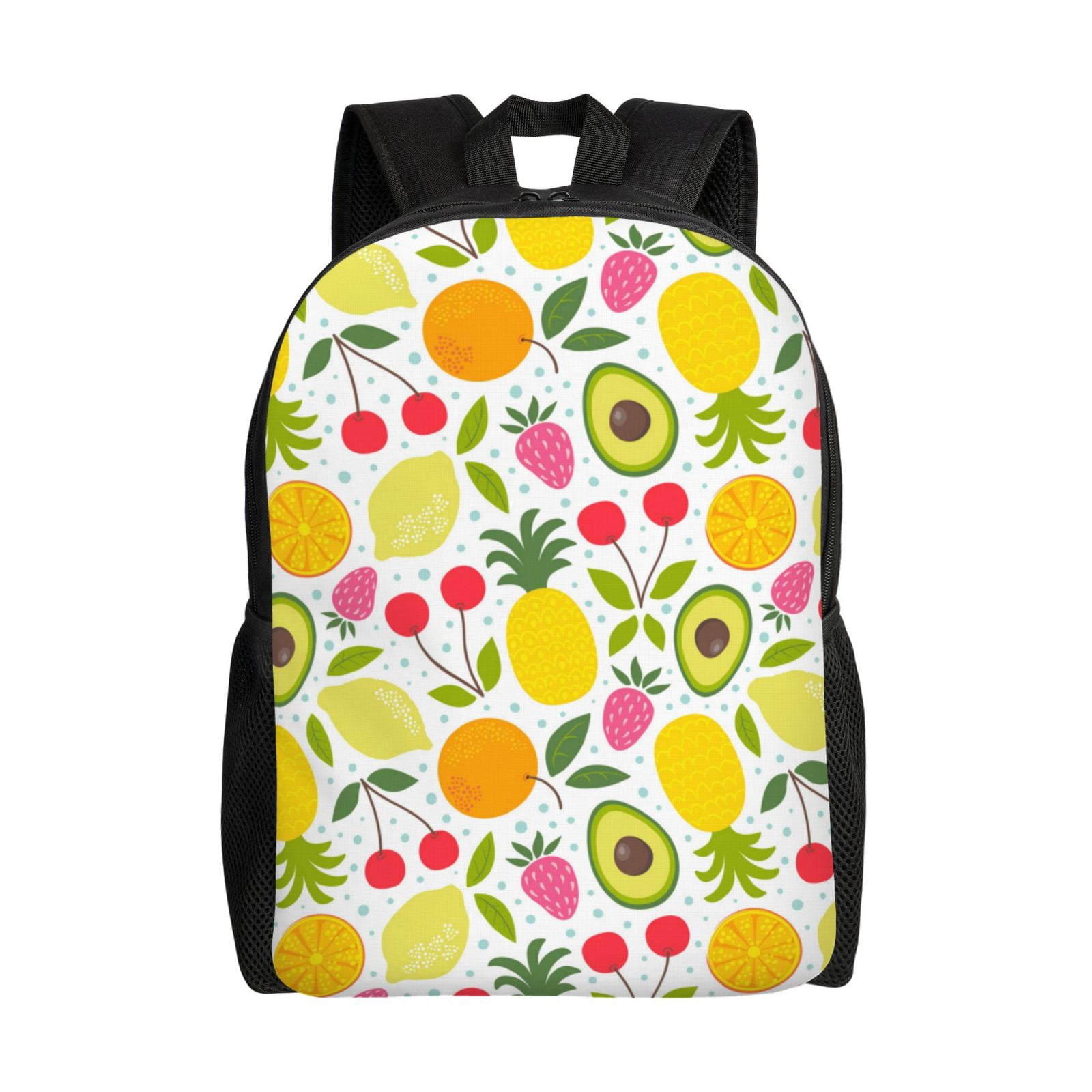 Honeii Avocado And Pineapple Print Laptop Backpack for Work, College ...