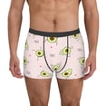 thumbnail image 1 of Honeii Avocado Doing Sport Yoga Men's Underwear Boxer Briefs Pack, ComfortSoft Boxer Brief for Men, Moisture-Wicking Breathable-XX-Large, 1 of 5