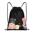 thumbnail image 1 of Honeii Baker Gnome Print Drawstring Backpack,Drawstring Bags String Backpack Gym Cinch Sack Backpack Sport Bag Draw-Small, 1 of 6