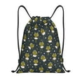 thumbnail image 1 of Honeii Ballerina Frogs Print Drawstring Backpack,Drawstring Bags String Backpack Gym Cinch Sack Backpack Sport Bag Draw-Medium, 1 of 6
