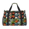 thumbnail image 1 of Honeii Balls Print Gym Bag,Carry on Weekender Overnight Bag, Travel Duffel Bags, Personal Item Travel Bag,Tote Bag,Workout Dance Bag, 1 of 7